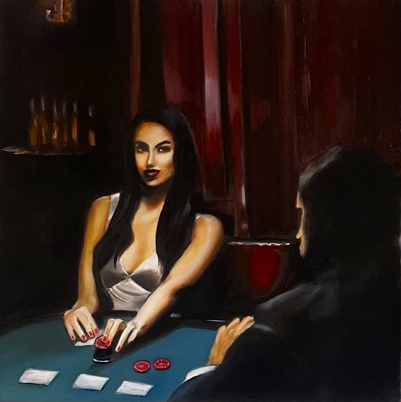 la dama del poker